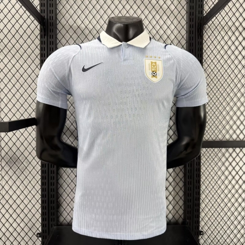 Player Version 2025/26 Uruguay Home Light Gray Thailand Soccer Jersey AAA-XY/308