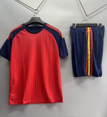Customize 2025/26 Spain Home Red Soccer Uniform-DN
