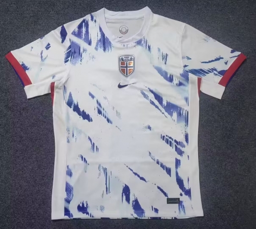 2024/25 Norway Away White Thailand Soccer Jersey AAA-23