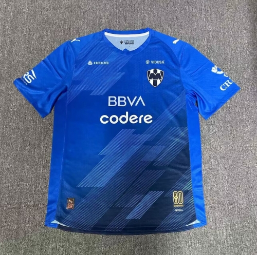 Player Version 2025/26 Monterrey 2nd Away Blue Thailand Soccer Jersey AAA-912
