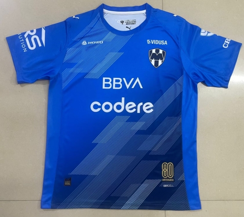 2025/26 Monterrey 2nd Away Blue Thailand Soccer Jersey AAA-07