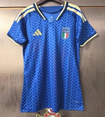 2025/26 Italy Home Blue Women Soccer Jersey AAA-JJ
