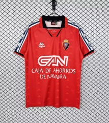 95/96 Retro Version CA Osasuna Home Red Thailand Soccer Jersey AAA-503
