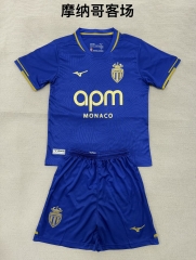 2025/26 Monaco Away Blue Soccer Uniform-208