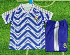 Kids 2025/26 Special Version Real Madrid Blue & White  Kids/youth Soccer Uniform-123/507