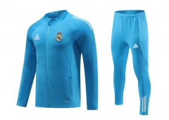 2025/26 Rea Madrid Blue Soccer Jacket Uniform-GDP