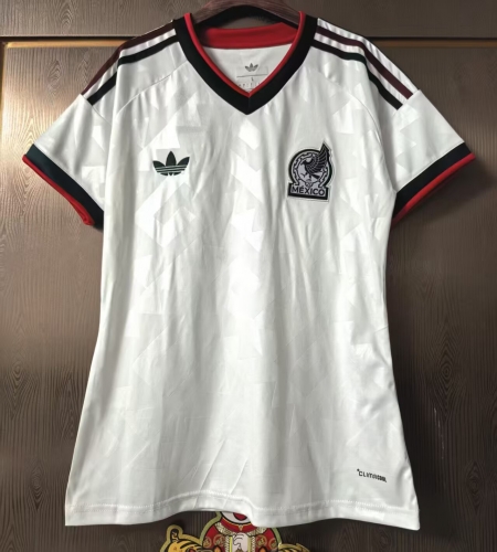 2025/26 Mexico Away White Female Thailand Soccer Jersey AAA-2146/JJ