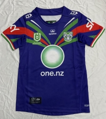 (Size 16-26) Kids 2026 Warriors Home Blue Rugby Shirts-805