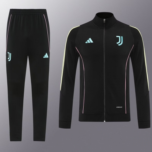 2025-26 Juventus FC Black Thailand Soccer Jacket Uniform-815/LH