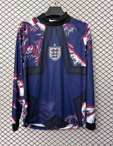 2025/26 England Goalkeeper Royal Blue LS Thailand Soccer Jersey AAA-95/23