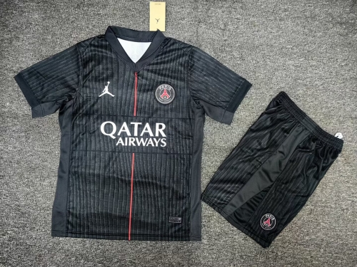 2025/26 Paris SG 3nd Away Black Soccer Uniform-302/315