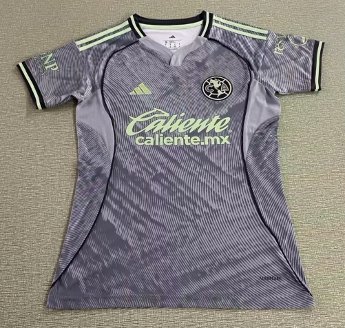 2025-26 Club America 2nd Away Gray Female Thailand Soccer Jersey AAA-912