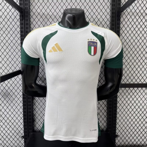 Player Version 2026/27 Italy White Thailand Training Soccer Jersey AAA-XY