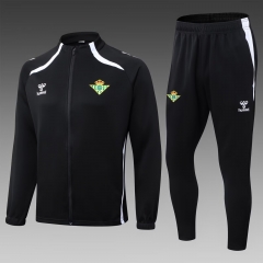2025/26 Real Betis Black Soccer Jacket Uniform-411