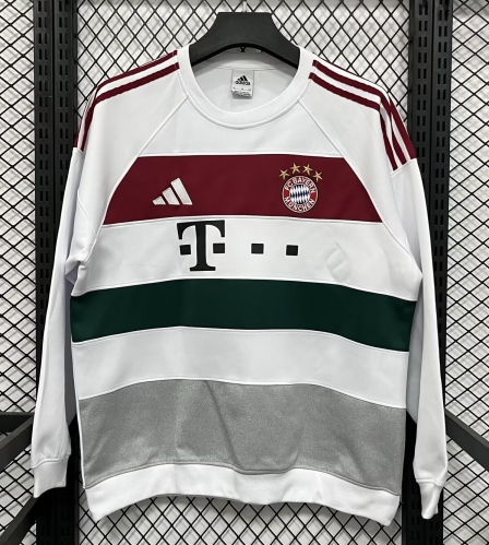 2026/27 Bayern München Gray White Thailand Soccer Tracksuit Top-C1