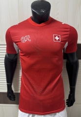 Player Version 2025/26 Switzerland Home Red Thailand Soccer Jersey AAA-308/88