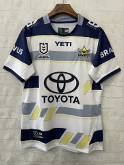 2026 Season Cowboys Away Blue & White Thailand Rugby Shirts-805