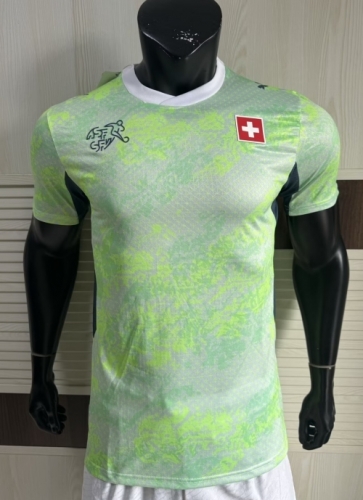 Player Version 2026/27 Switzerland Away Green Thailand Soccer Jersey AAA-308/XY