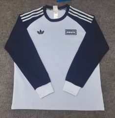 2026/27 Oasis Gray Blue LS Thailand Soccer Jersey AAA-312/23