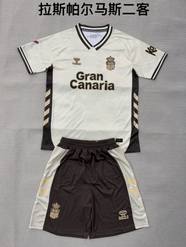 2025/26 UD Las Palmas 2nd Away Rice White Soccer Uniform-208