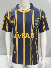 93/94 Retro Version Aberdeen Away Yellow & Blue Thailand Soccer Jerseys AAA-503