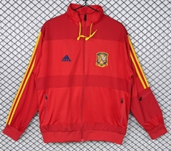 2010 Retro Version Spain Red Windbreaker Hoodies Top-503