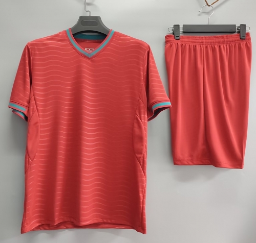 Customize 2026/27 Portugal Home Red Soccer Uniform-DN