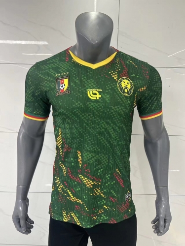 Player version 2026-27 Cameroon Home Green Thailand Soccer Jersey AAA-416