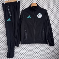 2026/27 Algeria Black Soccer Windbreaker Uniform-709