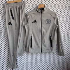 2026/27 Algeria Gray Soccer Windbreaker Uniform-709