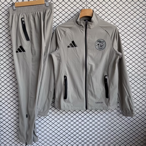2026/27 Algeria Gray Soccer Windbreaker Uniform-709