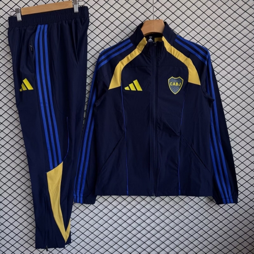 2026/27 BOCA Juniors Royal Blue Soccer Windbreaker Uniform-709