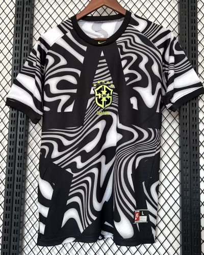 2026/27 Brazil Goalkeeper Black & Gray Thailand Soccer Jersey AAA-DG/23
