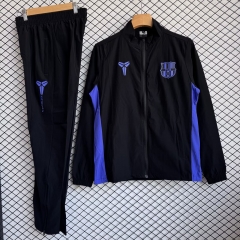 2026/27 Barcelona Black Soccer Windbreaker Uniform-709