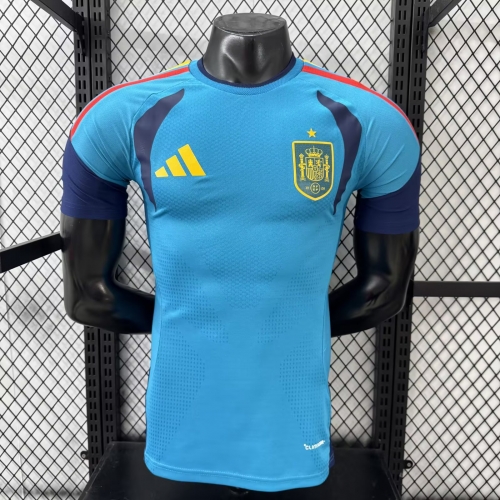 Player Version 2026/27 Spain Blue Thailand Training Soccer Jersey AAA-XY