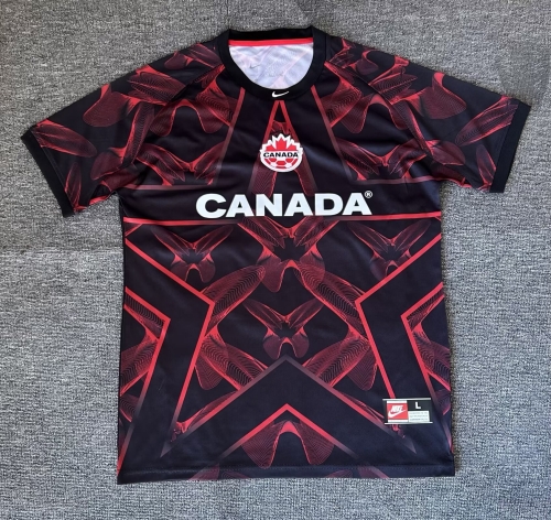 2026/27 Canada Goalkeeper Black & Red Thailand Soccer Jersey-DG/23