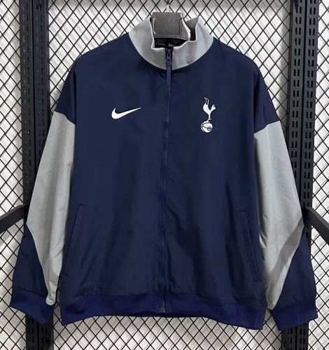 2026/27 Tottenham Hotspur Royal Blue Windbreaker Hoodies Top-47