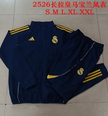 2025/26 Rea Madrid Royal Blue Soccer Windbreaker Uniform-815
