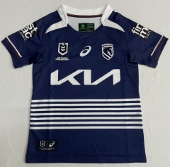 Kids 2026 Mustang Away Royal Blue Thailand Rugby Shirts-805