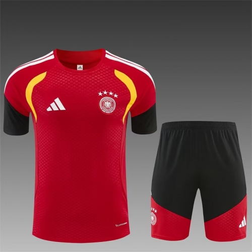 2026/27 Germany Red Shorts-Sleeve Thailand Soccer Tracksuit Uniform-815/801