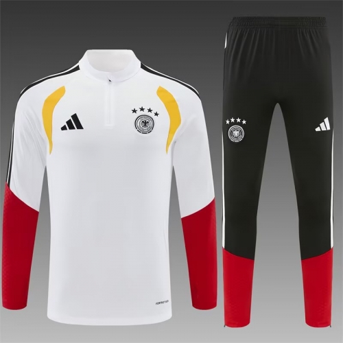 2025/26 Germany White Thailand Soccer Tracksuit Uniform-LH/411/801