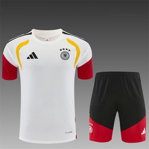 2026/27 Germany White Shorts-Sleeve Thailand Soccer Tracksuit Uniform-815/801/LH
