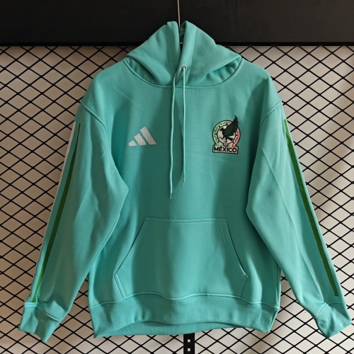 2026/27 Mexico Green Thailand Soccer Tracksuit Top With Hat-308