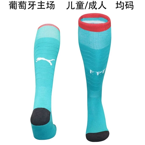 Kids/Adult 2026/27 Portugal Home Green Thailand Soccer Socks