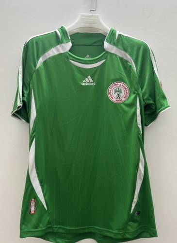 06/07 Retro Verison Nigeria Home Green Soccer Thailand jersey AAA-1040