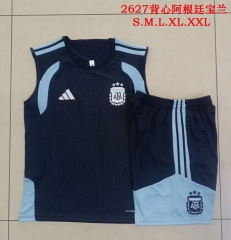 2026/27 Argentina Royal Blue Thailand Soccer Tracksuit Vest Set-815