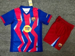 2026/27 Barcelona 3nd Away Red & Blue Soccer Uniform-302/315