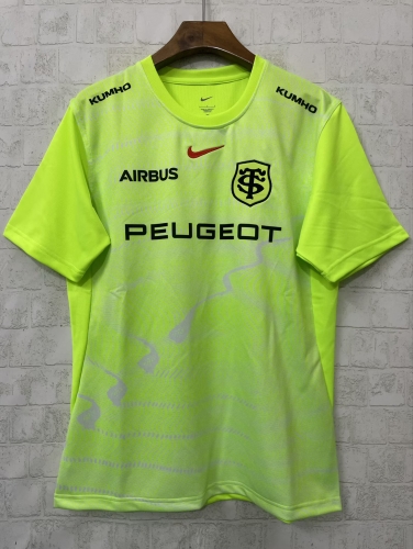 (Size S-5XL) 2026 Toulouse Fluorescent Green Thailand Rugby Shirts-805