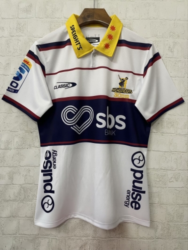 2026 Highlanders Away White Thailand Rugby Shirts-805