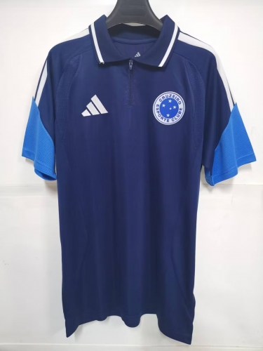 2026/27 Cruzeiro EC Royal Blue Polo Shirts-1116